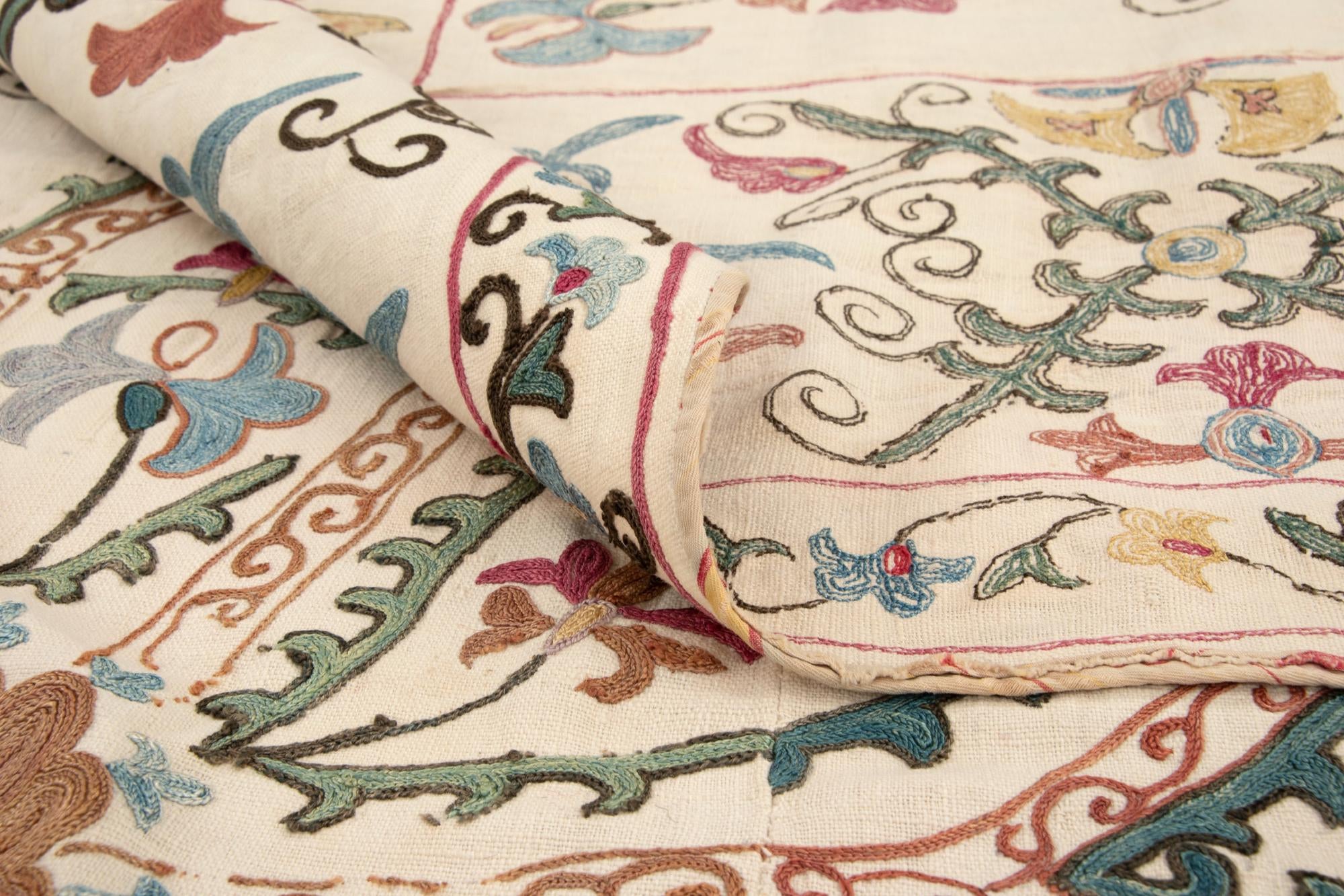 4' 11 x 7' 3 Suzani Rug