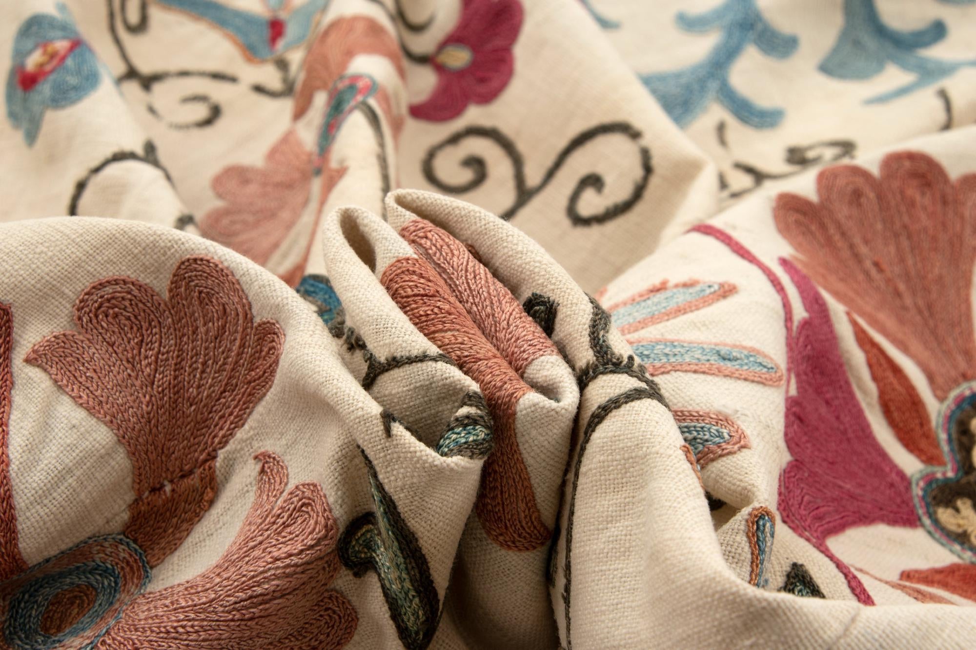 4' 11 x 7' 3 Suzani Rug
