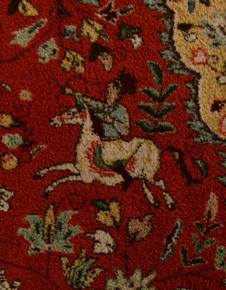 9' 10 x 14' 8 Hand Knotted Tabriz Hadji Jalili Persian Wool Rug