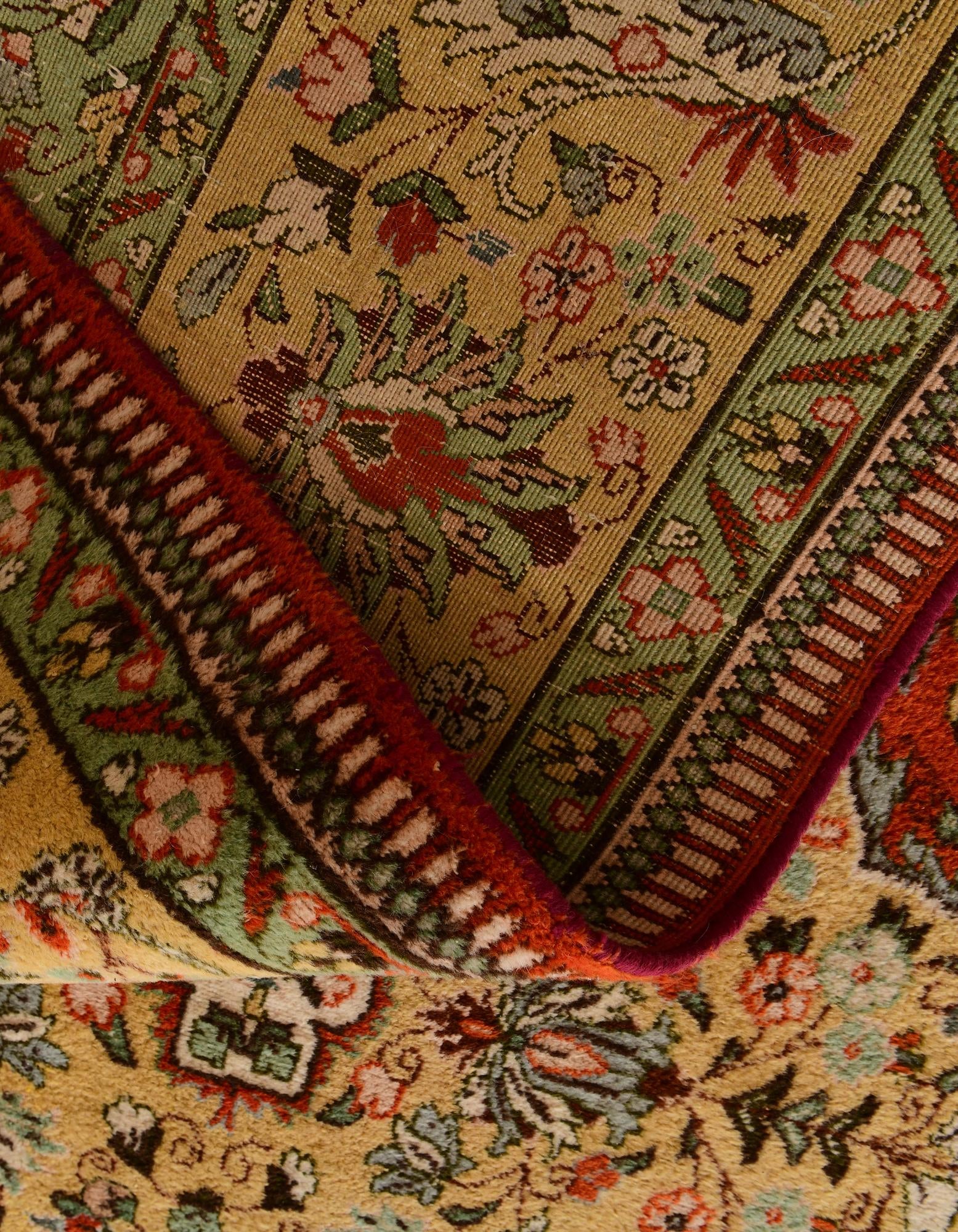 9' 10 x 14' 8 Hand Knotted Tabriz Hadji Jalili Persian Wool Rug