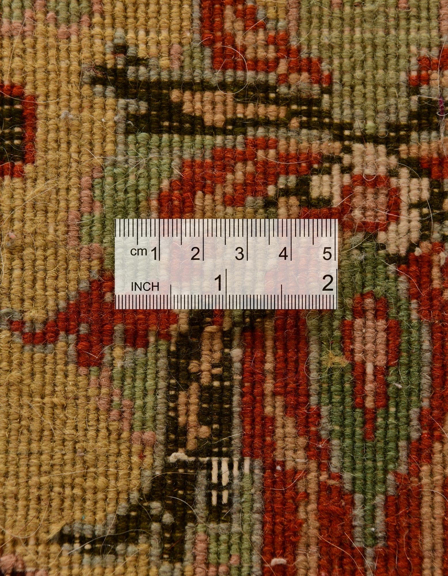 9' 10 x 14' 8 Hand Knotted Tabriz Hadji Jalili Persian Wool Rug