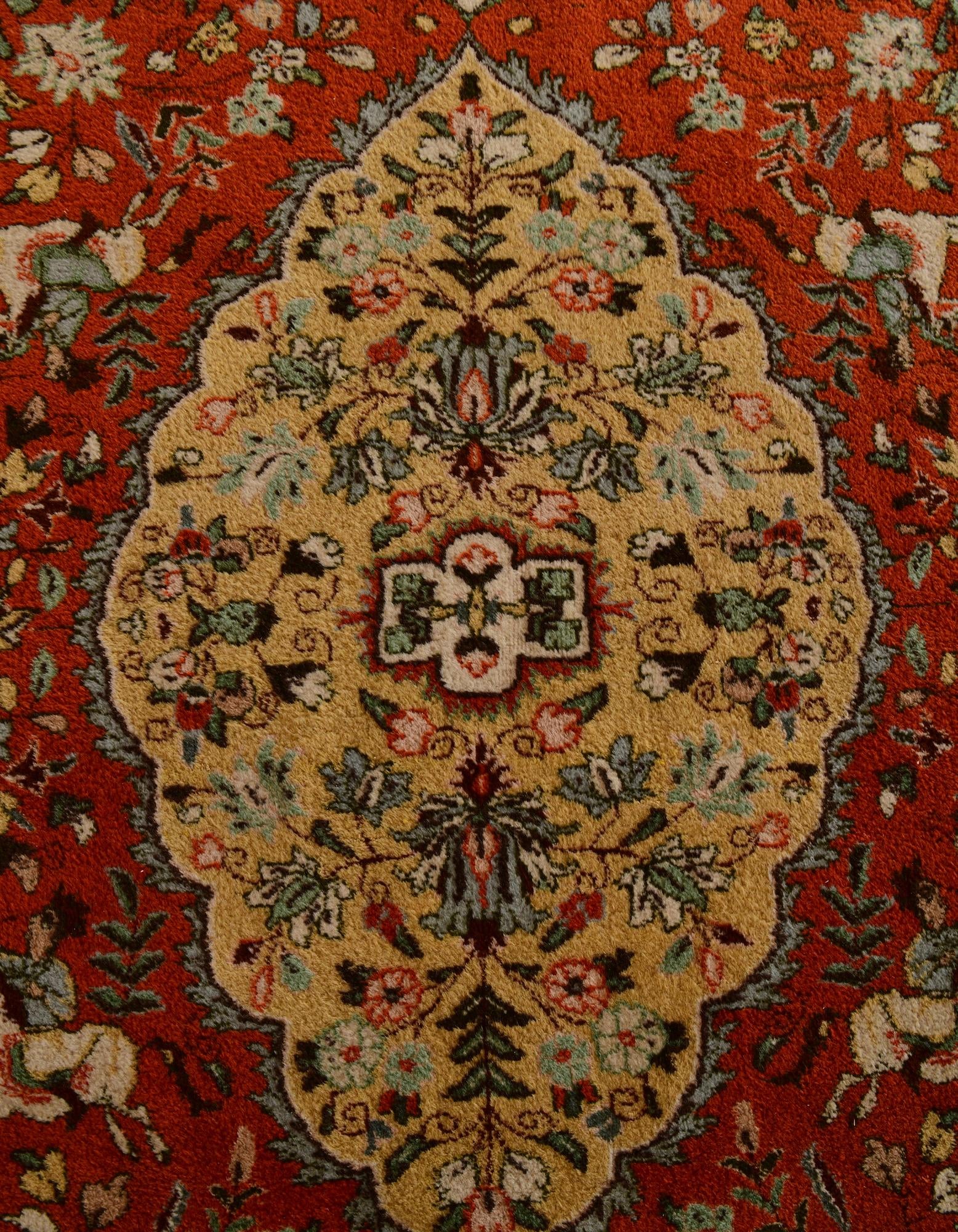 9' 10 x 14' 8 Hand Knotted Tabriz Hadji Jalili Persian Wool Rug