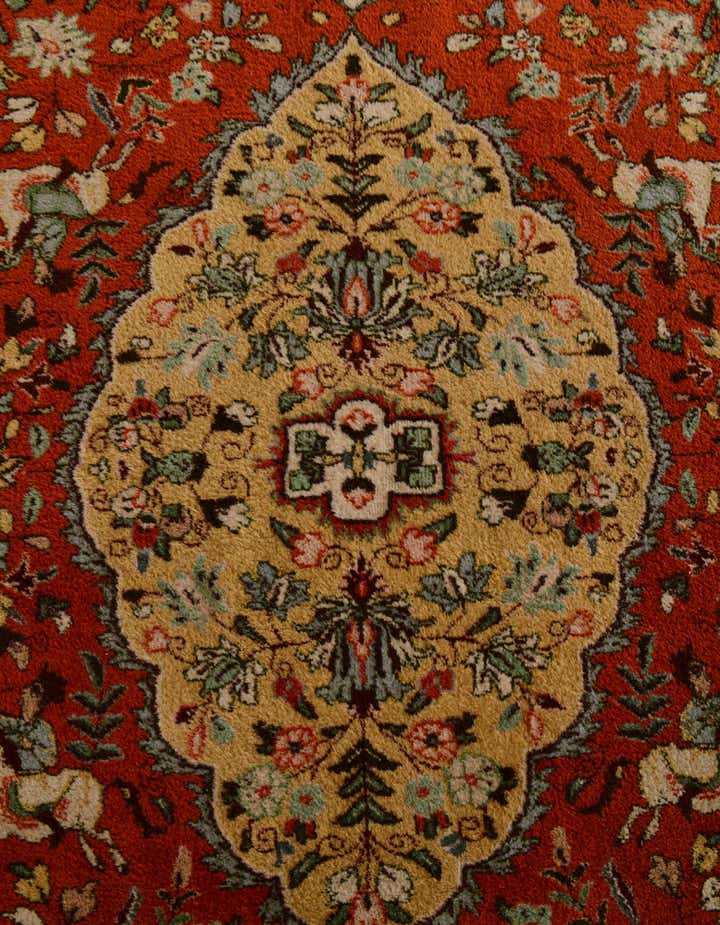 9' 10 x 14' 8 Hand Knotted Tabriz Hadji Jalili Persian Wool Rug