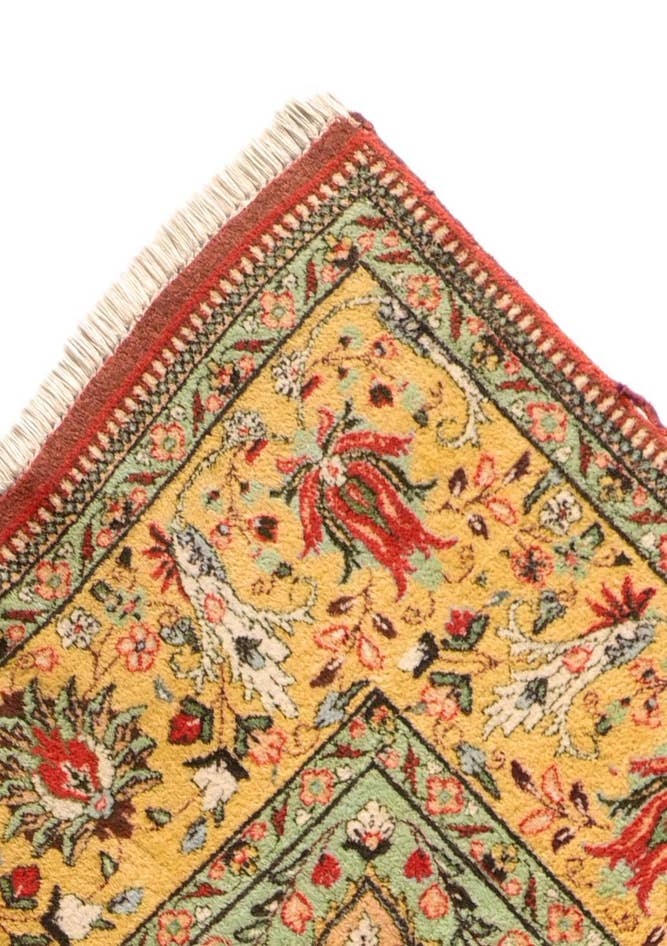 Detail image of 9' 10 x 14' 8 Hand Knotted Tabriz Hadji Jalili Persian Wool Rug