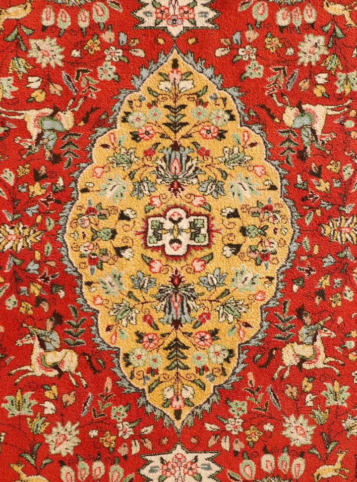 9' 10 x 14' 8 Hand Knotted Tabriz Hadji Jalili Persian Wool Rug