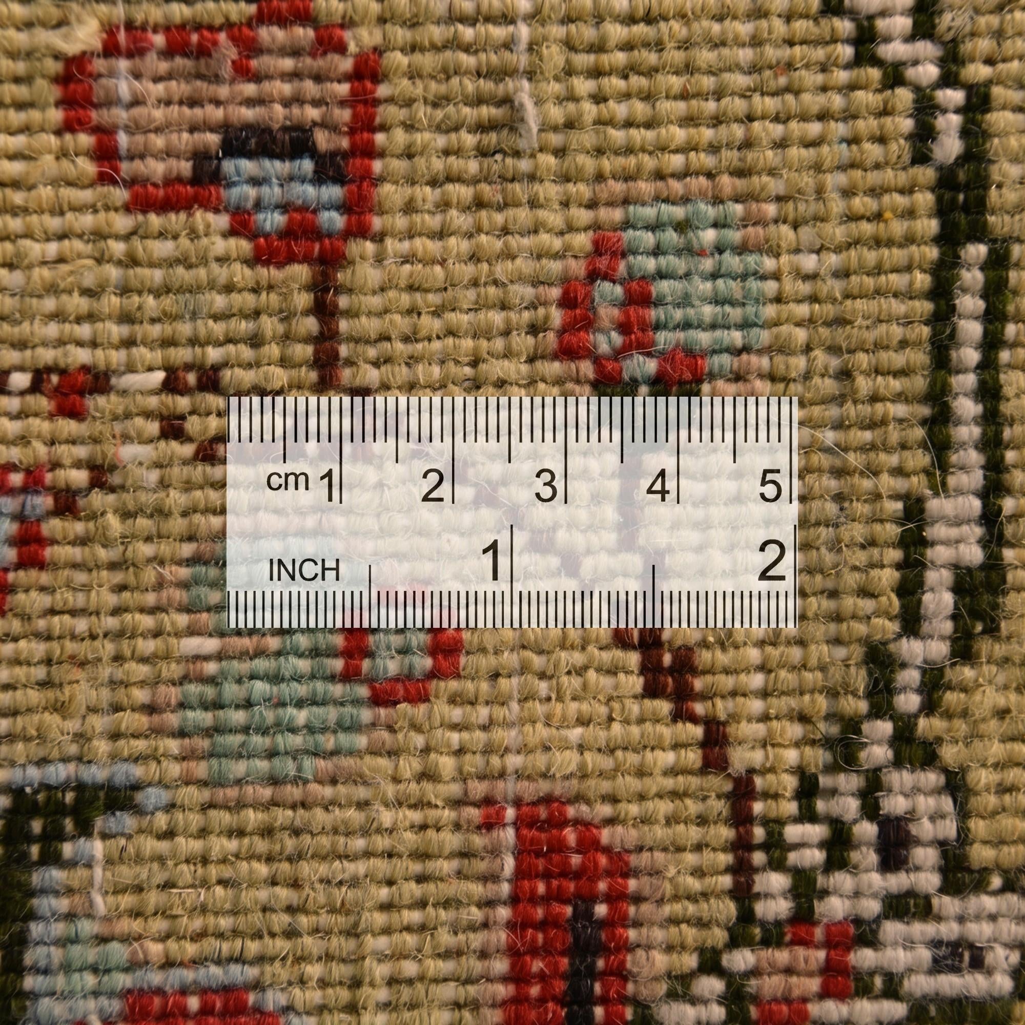 9' 10 x 14' 8 Hand Knotted Tabriz Hadji Jalili Persian Wool Rug