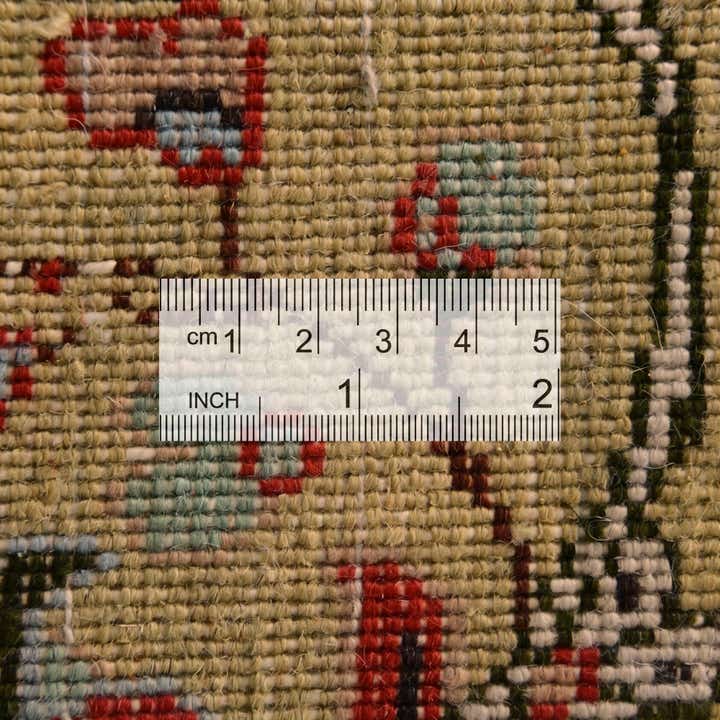 9' 10 x 14' 8 Hand Knotted Tabriz Hadji Jalili Persian Wool Rug
