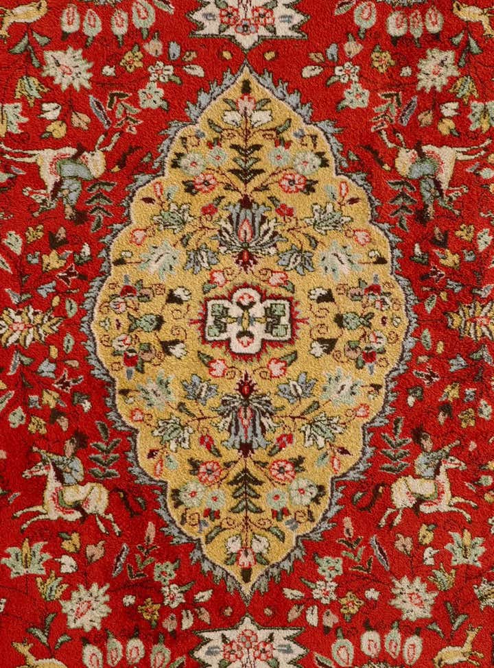 9' 10 x 14' 8 Hand Knotted Tabriz Hadji Jalili Persian Wool Rug