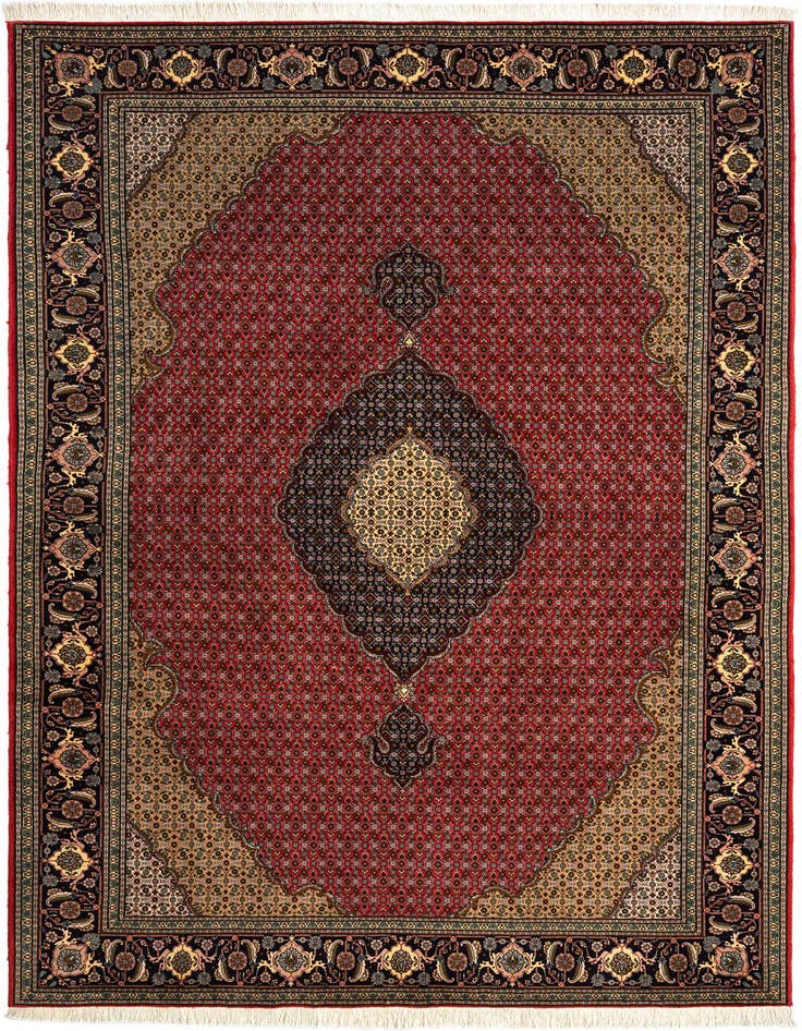 Detail image of 6' 7 x 10' Tabriz Mahi Rug