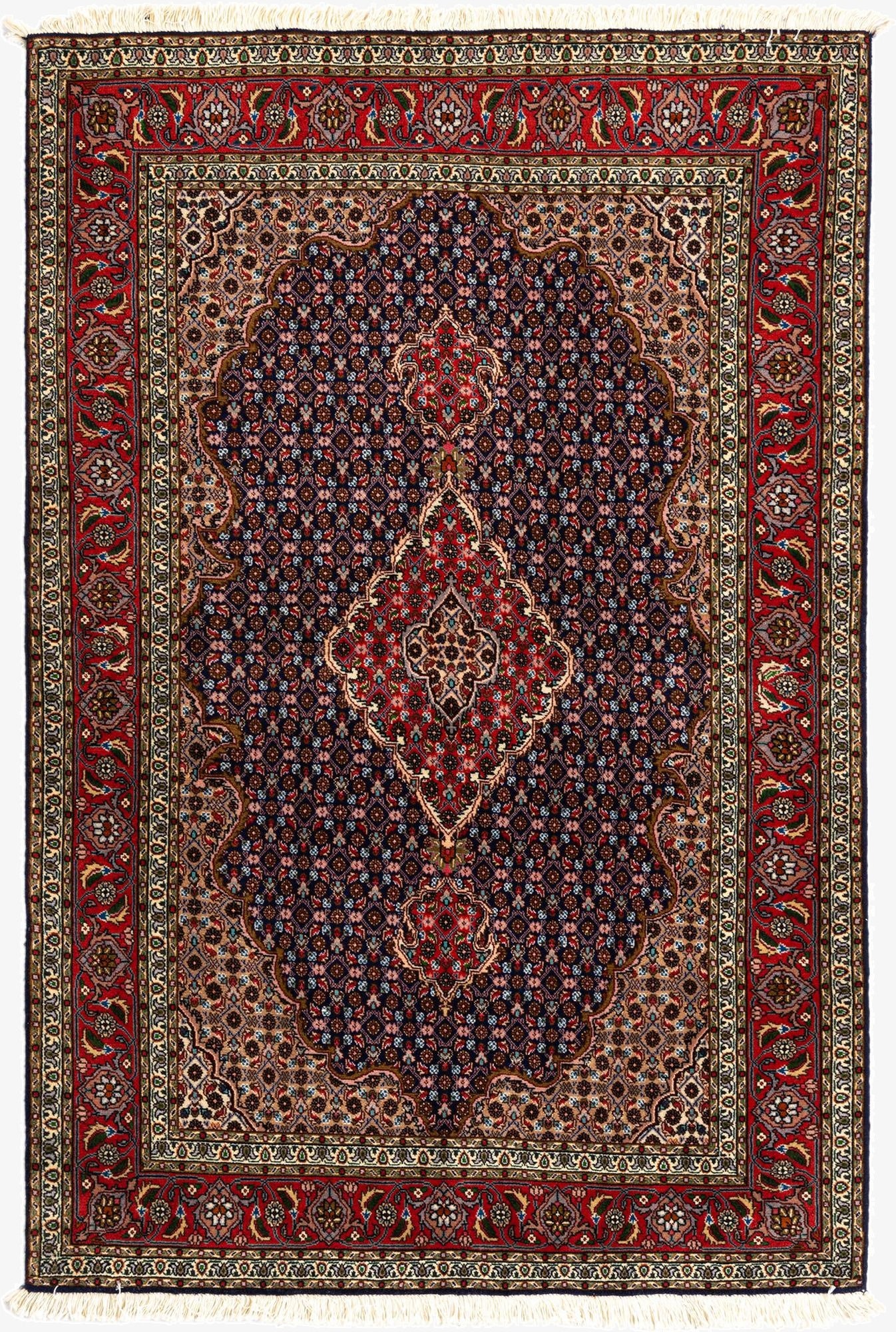 3' 5 x 4' 11 Tabriz Mahi Rug