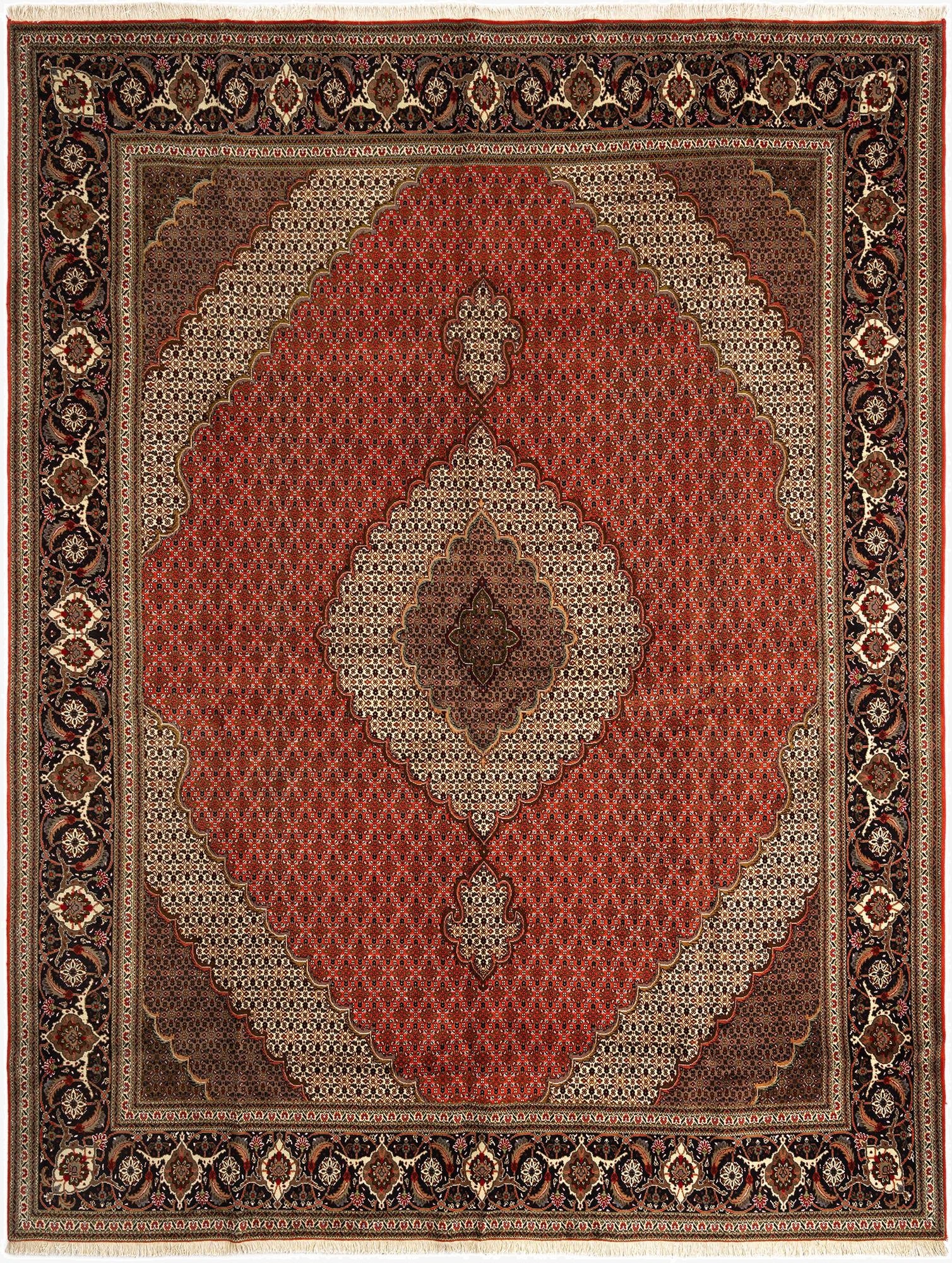 9' 10 x 13' Tabriz Mahi Rug