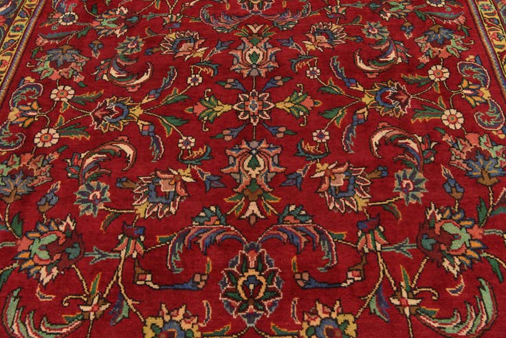 Detail image of 8' 4 x 11' 2 Hand Knotted Tabriz Persian Wool Rug