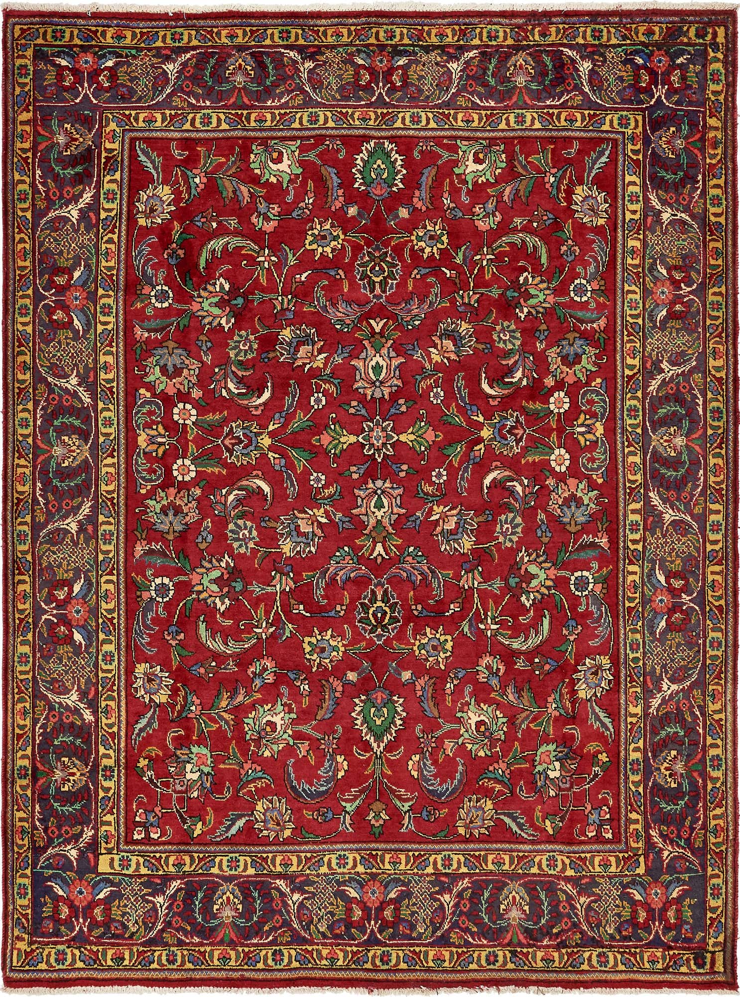 8' 4 x 11' 2 Hand Knotted Tabriz Persian Wool Rug