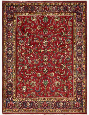 8' 4 x 11' 2 Hand Knotted Tabriz Persian Wool Rug