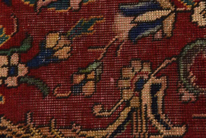 6' 4 x 9' 8 Hand Knotted Tabriz Persian Wool Rug