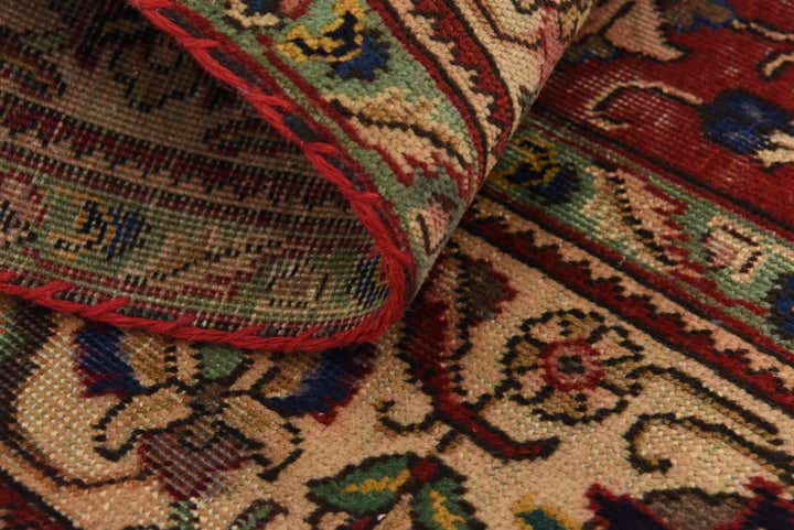 6' 4 x 9' 8 Hand Knotted Tabriz Persian Wool Rug