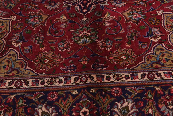 Detail image of 9' 10 x 13' 4 Hand Knotted Tabriz Persian Wool Rug