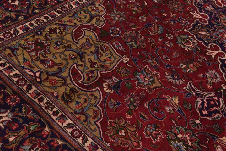 9' 10 x 13' 4 Hand Knotted Tabriz Persian Wool Rug