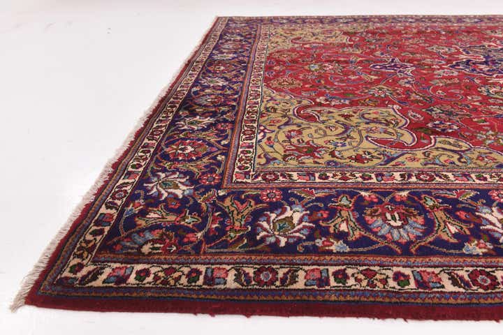 9' 10 x 13' 4 Hand Knotted Tabriz Persian Wool Rug