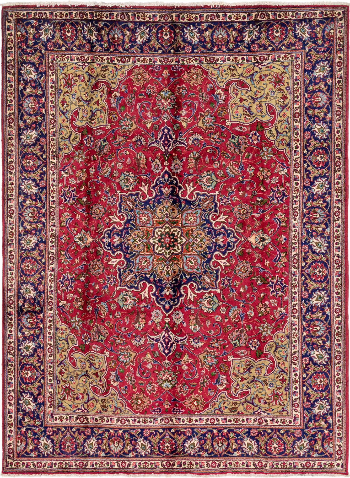 9' 10 x 13' 4 Hand Knotted Tabriz Persian Wool Rug