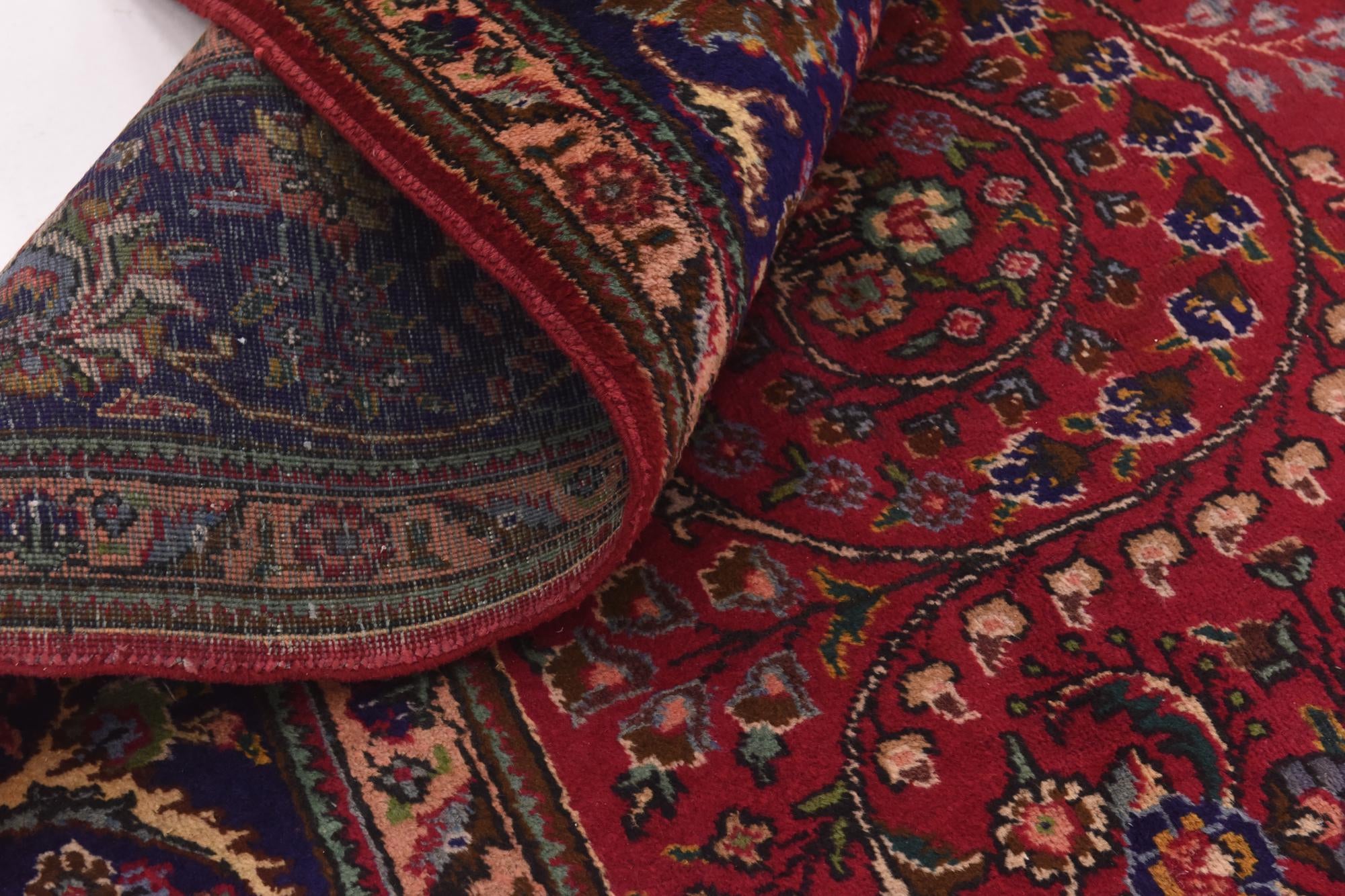 9' 10 x 13' 2 Hand Knotted Tabriz Persian Wool Rug