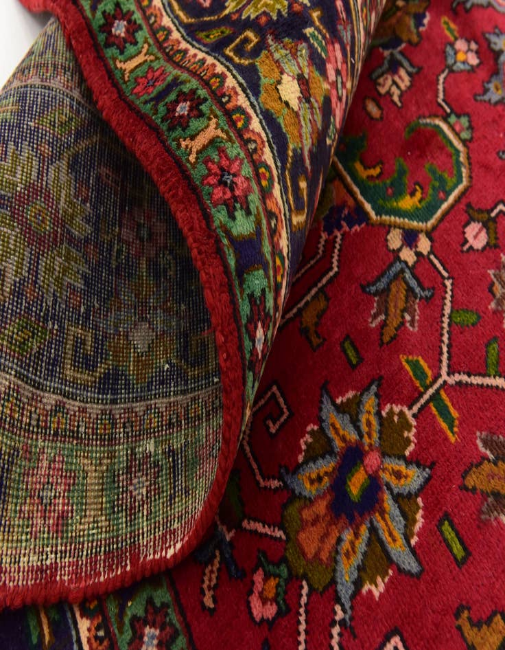 Detail image of 9' 8 x 12' 3  Hand Knotted Tabriz Persian Wool Rug