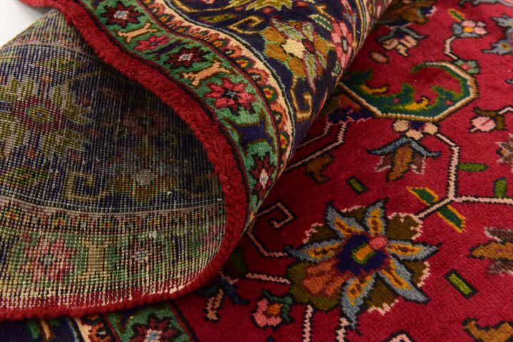 9' 8 x 12' 3 Hand Knotted Tabriz Persian Wool Rug