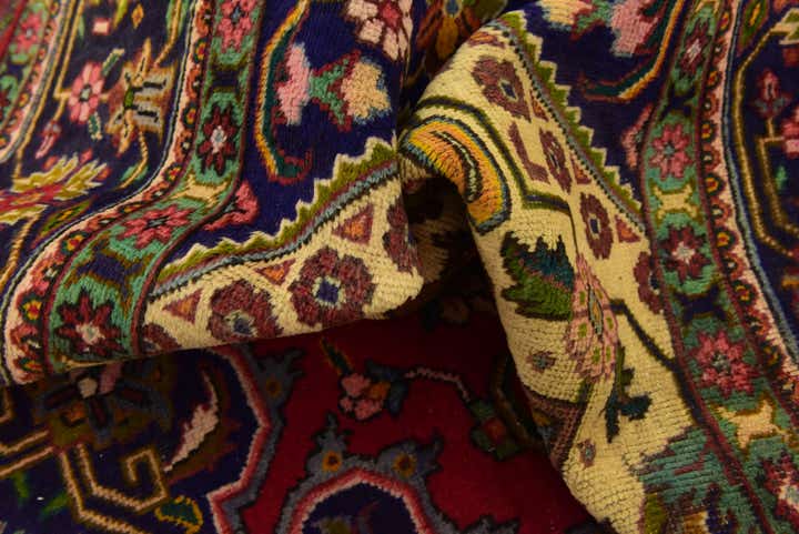 9' 8 x 12' 3 Hand Knotted Tabriz Persian Wool Rug