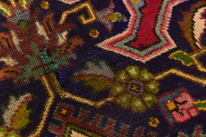 9' 8 x 12' 3 Hand Knotted Tabriz Persian Wool Rug