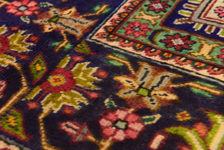 9' 8 x 12' 3 Hand Knotted Tabriz Persian Wool Rug