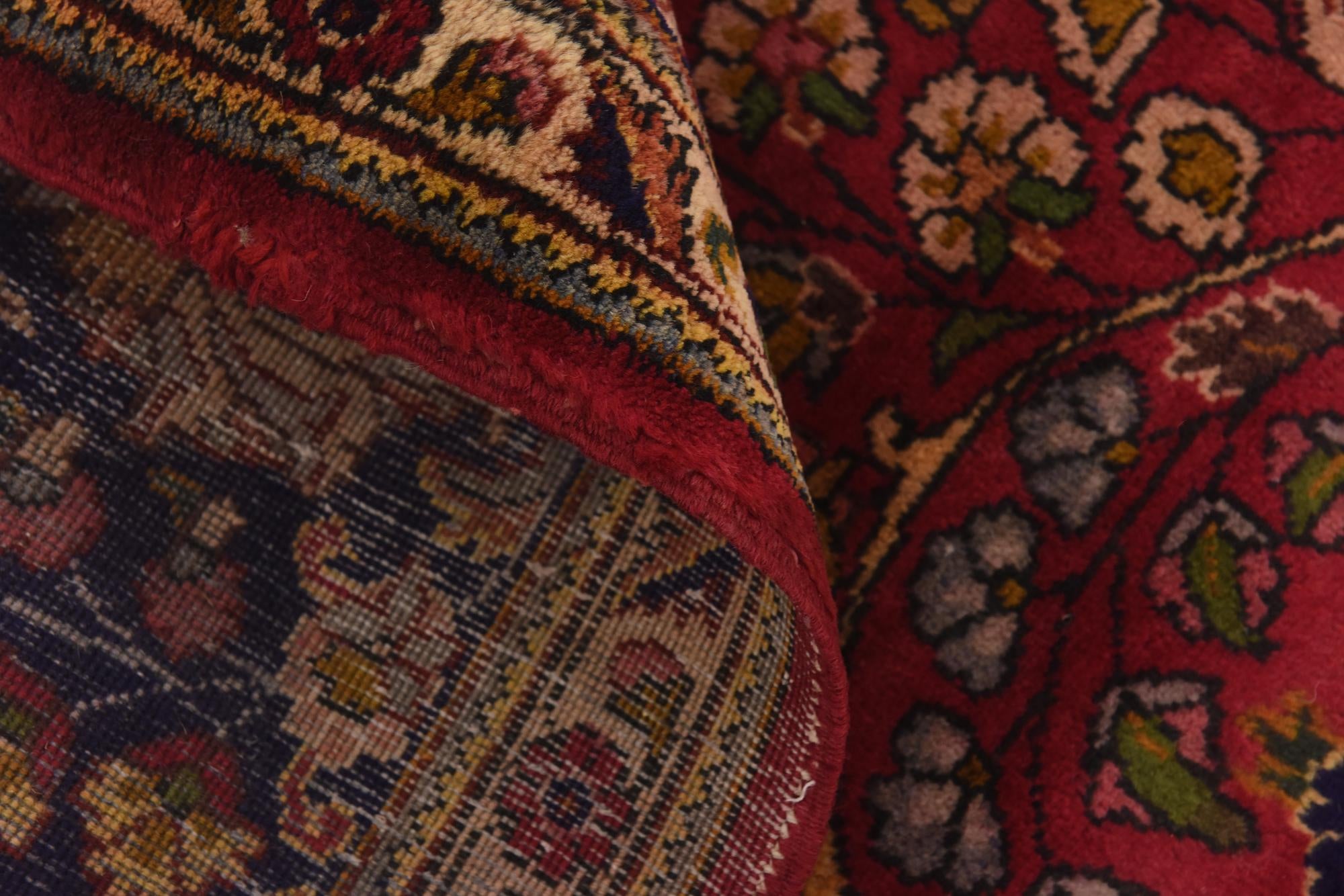 9' 9 x 12' 8 Hand Knotted Tabriz Persian Wool Rug