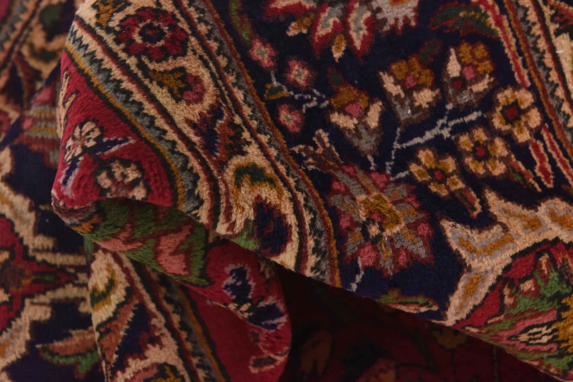 9' 9 x 12' 8 Hand Knotted Tabriz Persian Wool Rug