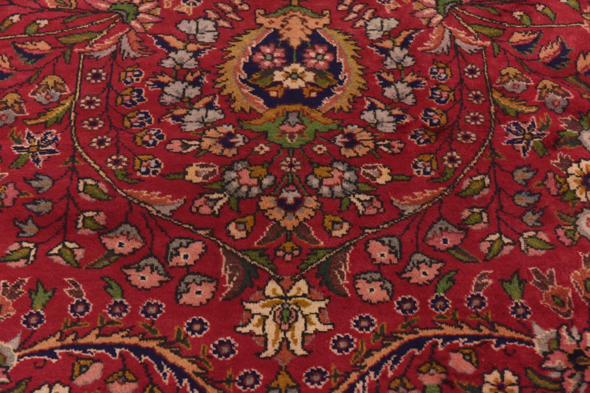9' 9 x 12' 8 Hand Knotted Tabriz Persian Wool Rug
