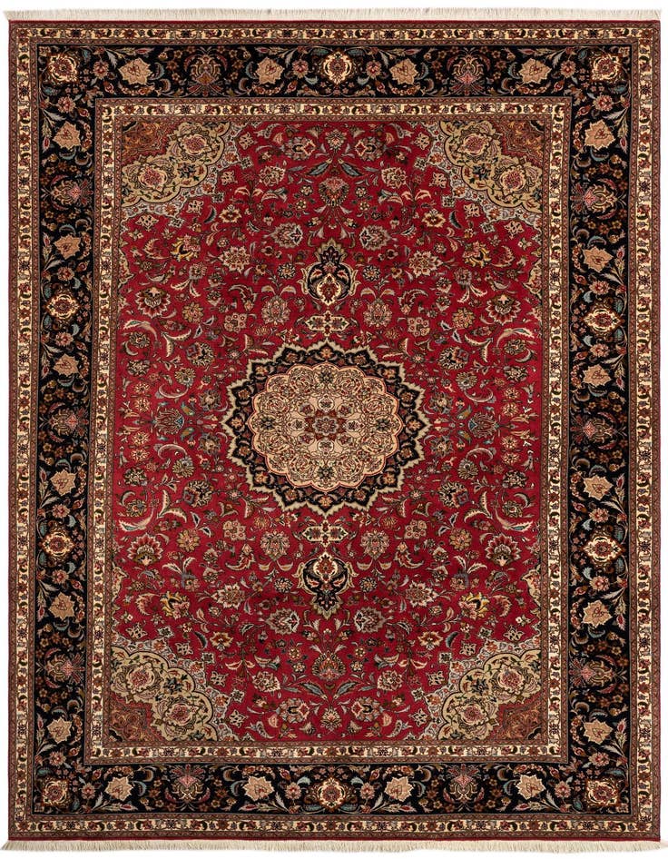 Detail image of 6' 8 x 10' 3 Tabriz Rug