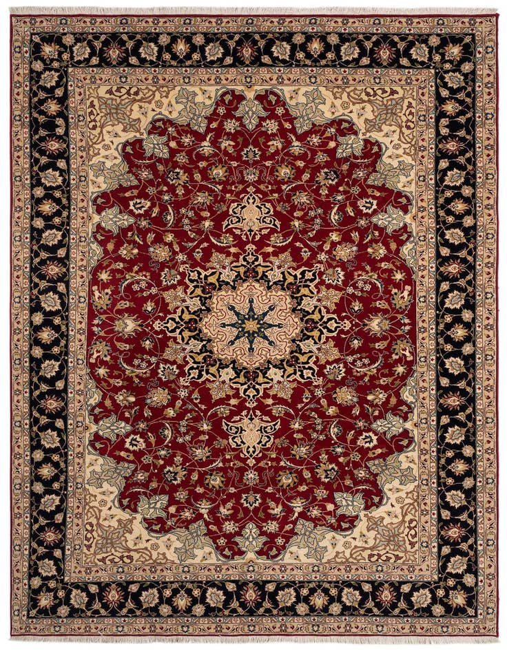 Detail image of 6' 7 x 9' 10 Tabriz Rug