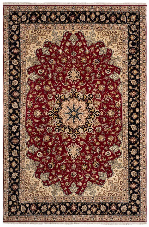 Detail image of 6' 7 x 9' 10 Tabriz Rug