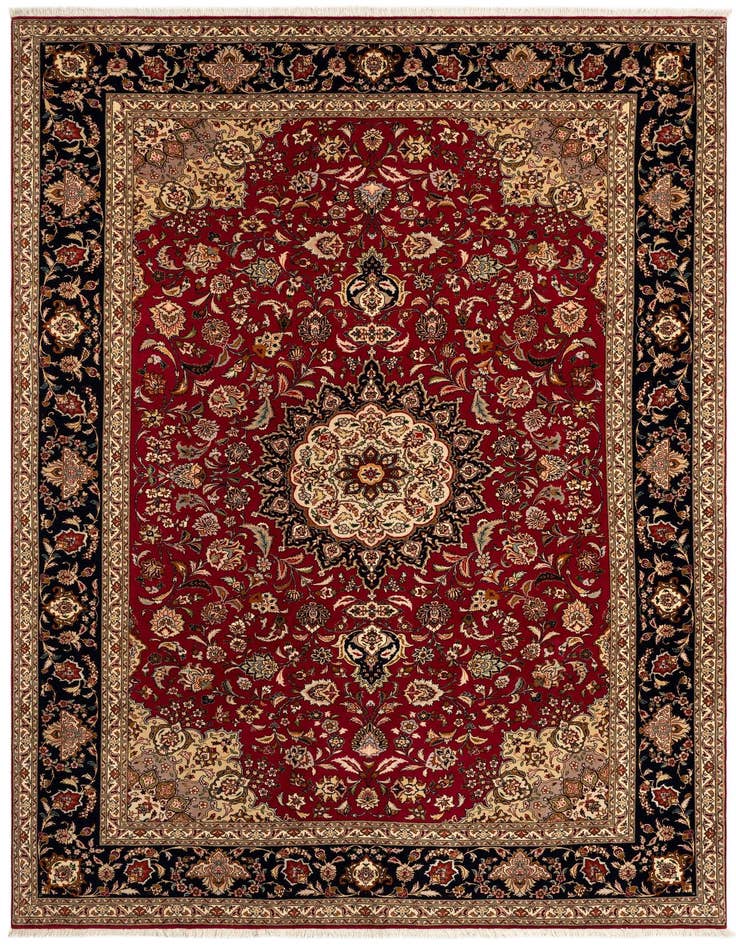 Detail image of 6' 9 x 10' Tabriz Rug