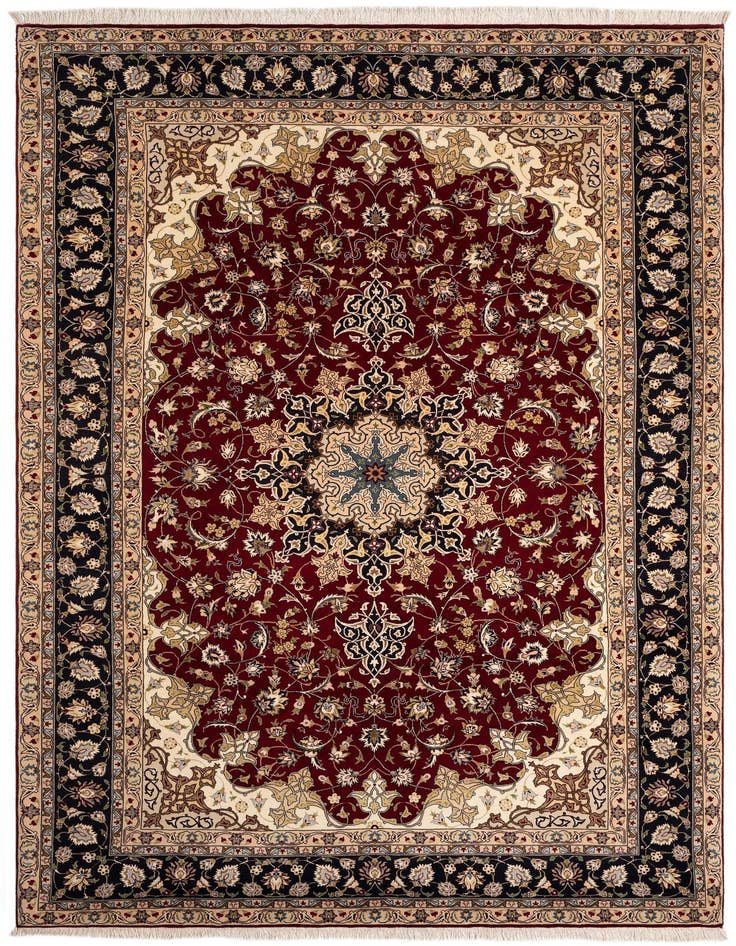 Detail image of 6' 8 x 10' 4 Tabriz Rug