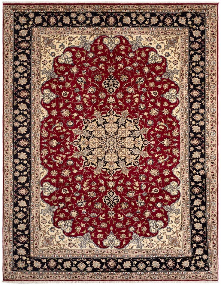 Detail image of 6' 8 x 10' 4 Tabriz Rug