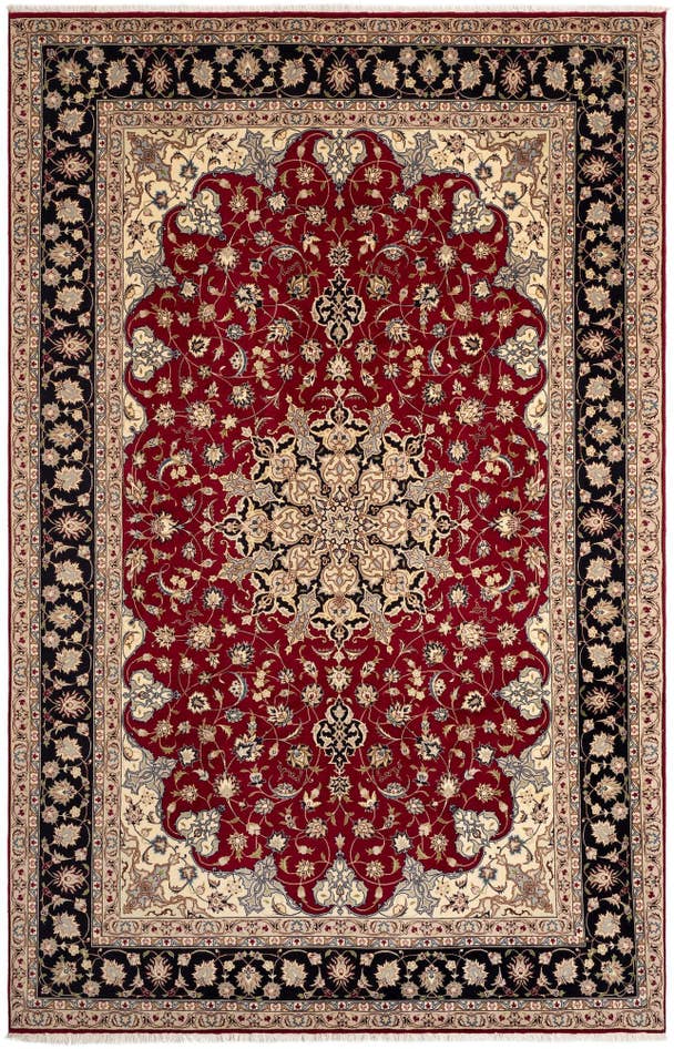 Detail image of 6' 8 x 10' 4 Tabriz Rug