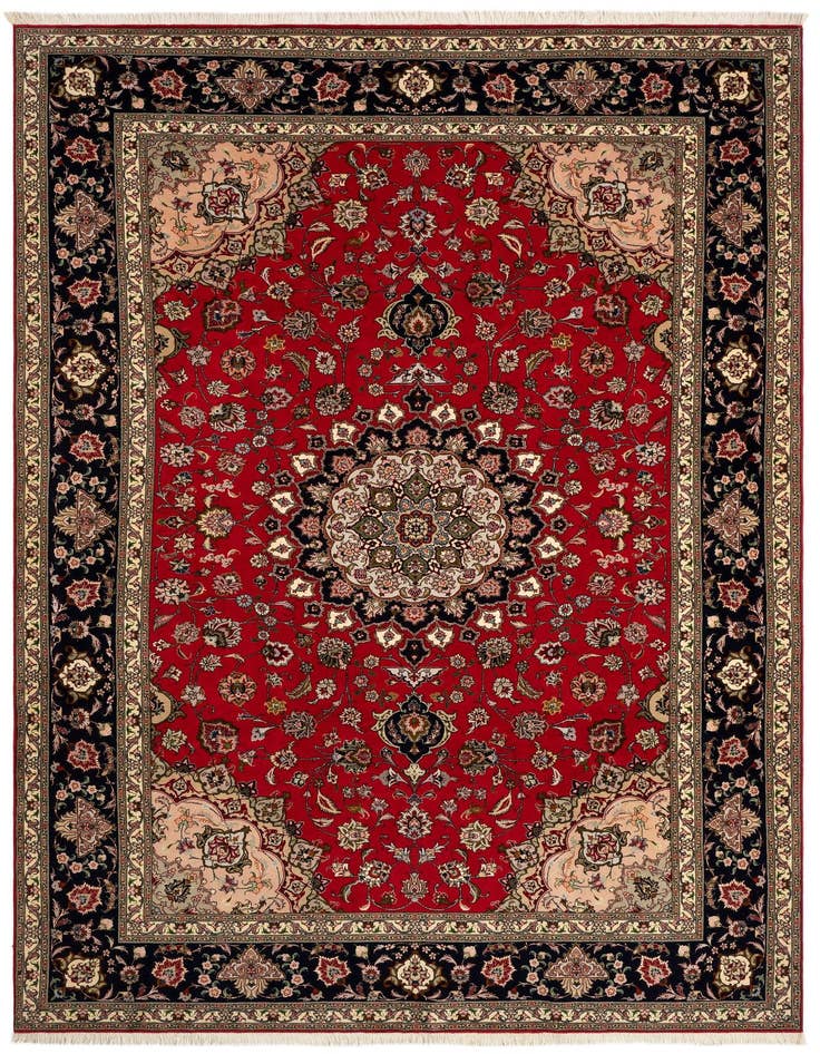 Detail image of 6' 9 x 10' Tabriz Rug