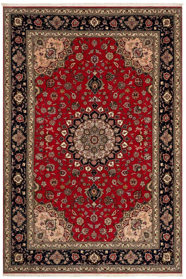 Detail image of 6' 9 x 10' Tabriz Rug