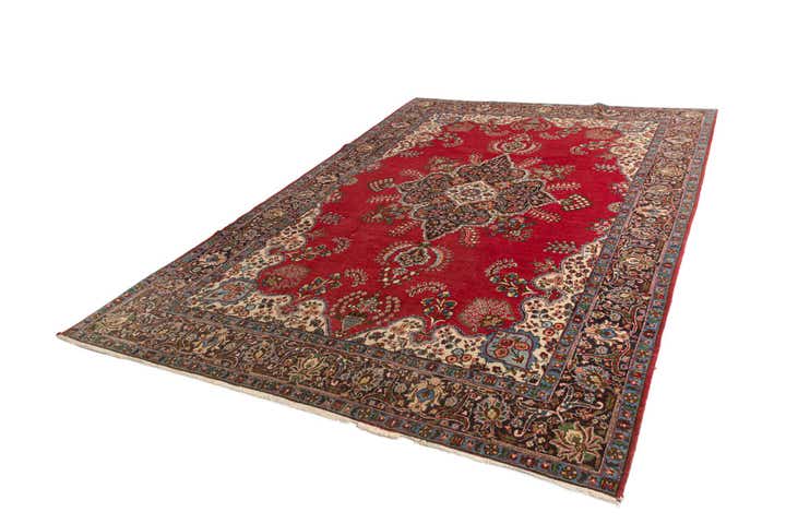 8' 4 x 11' 9 Tabriz Wool Rug