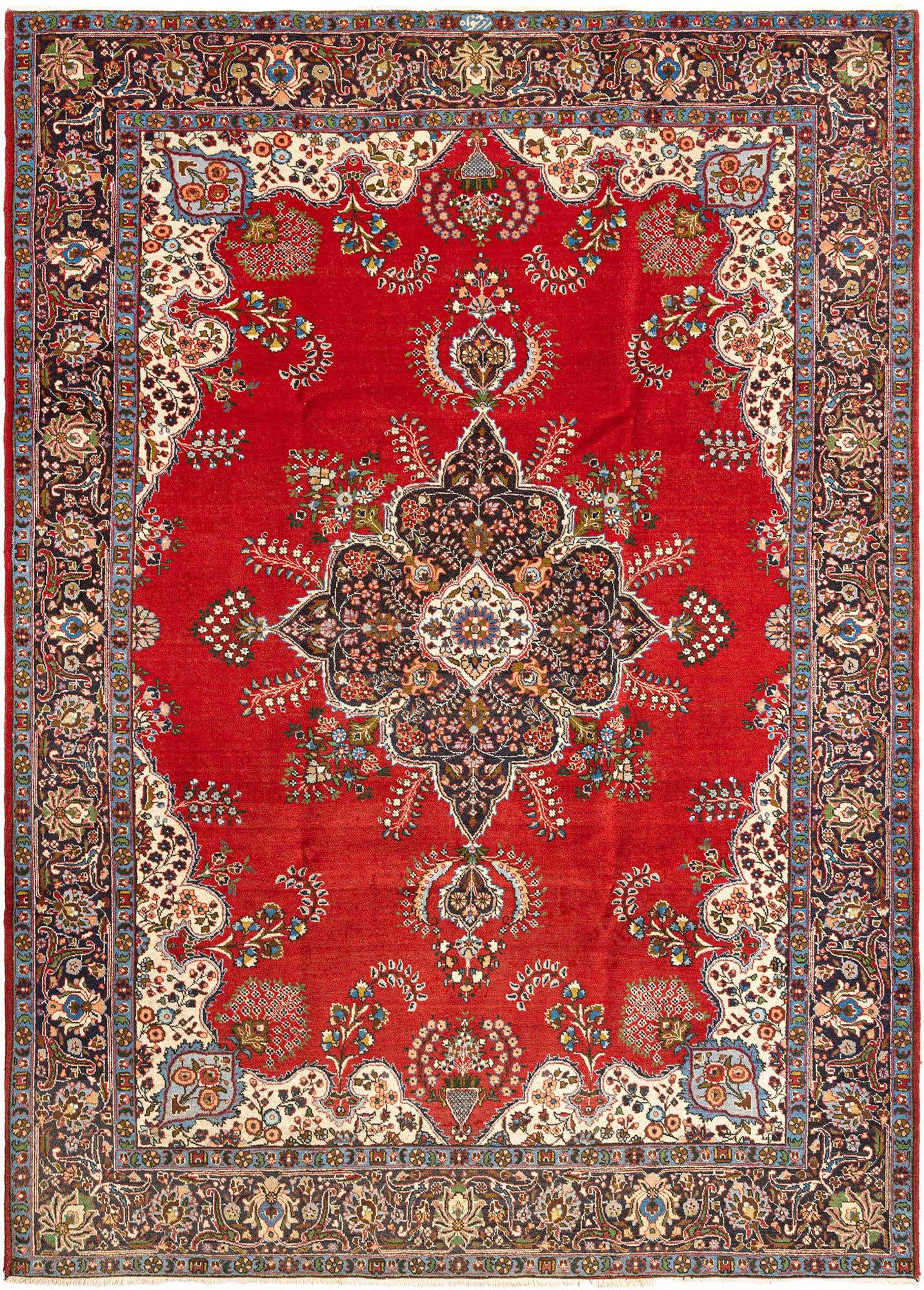 8' 4 x 11' 9 Tabriz Wool Rug