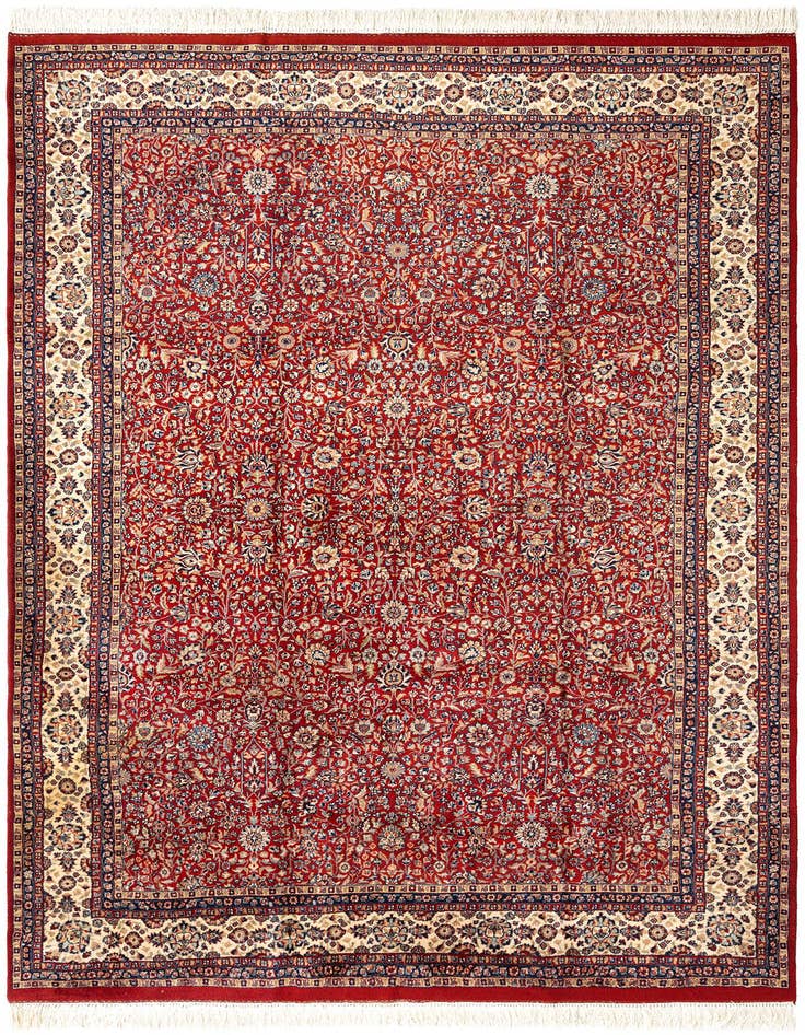 Detail image of 7' 9 x 11' 4 Tabriz Wool Rug