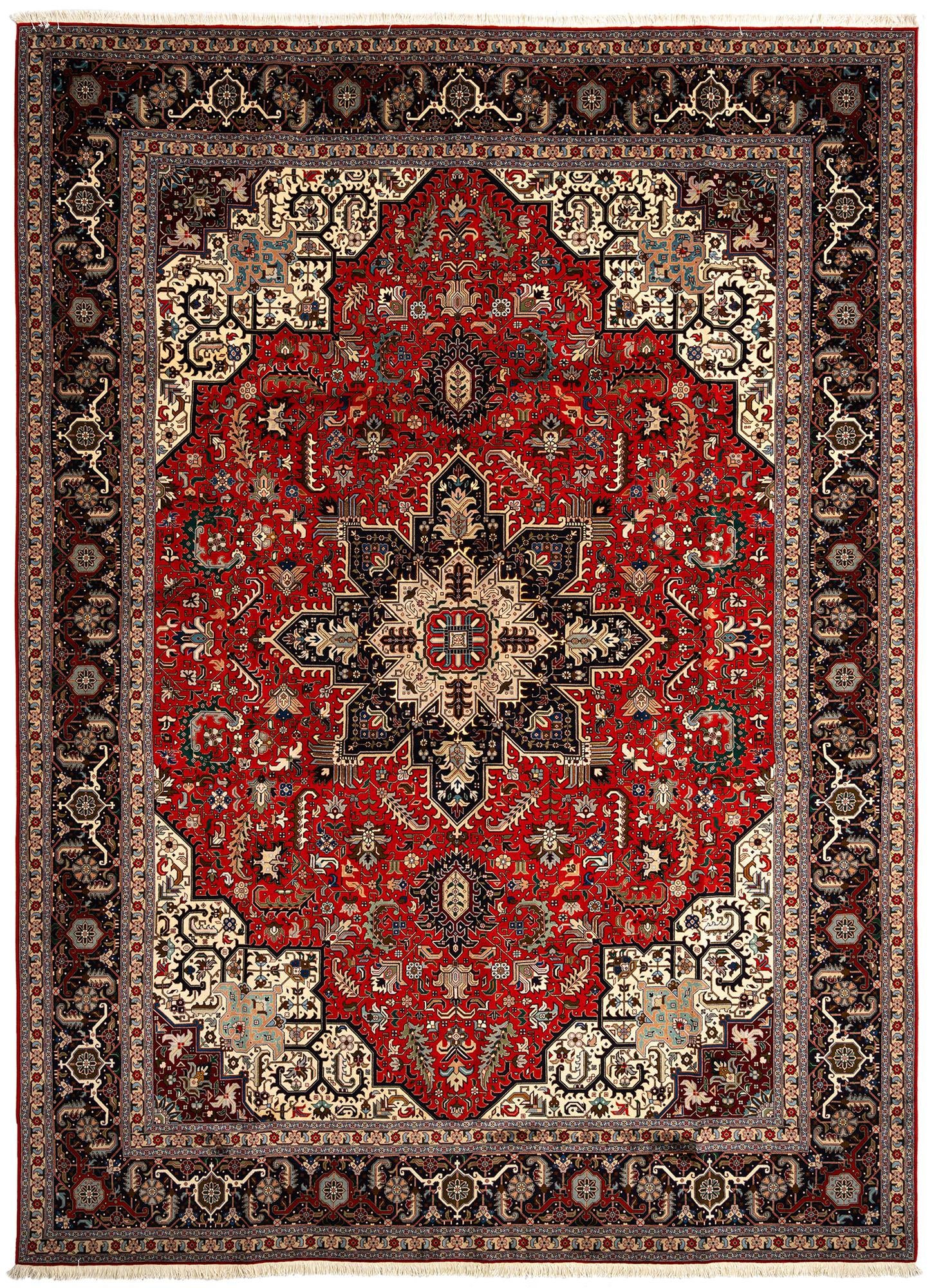 9' 10 x 13' 5 Tabriz Wool Rug