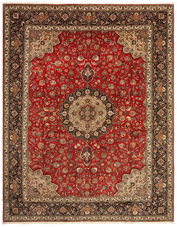 Detail image of 9' 9 x 12' 10 Tabriz Wool Rug