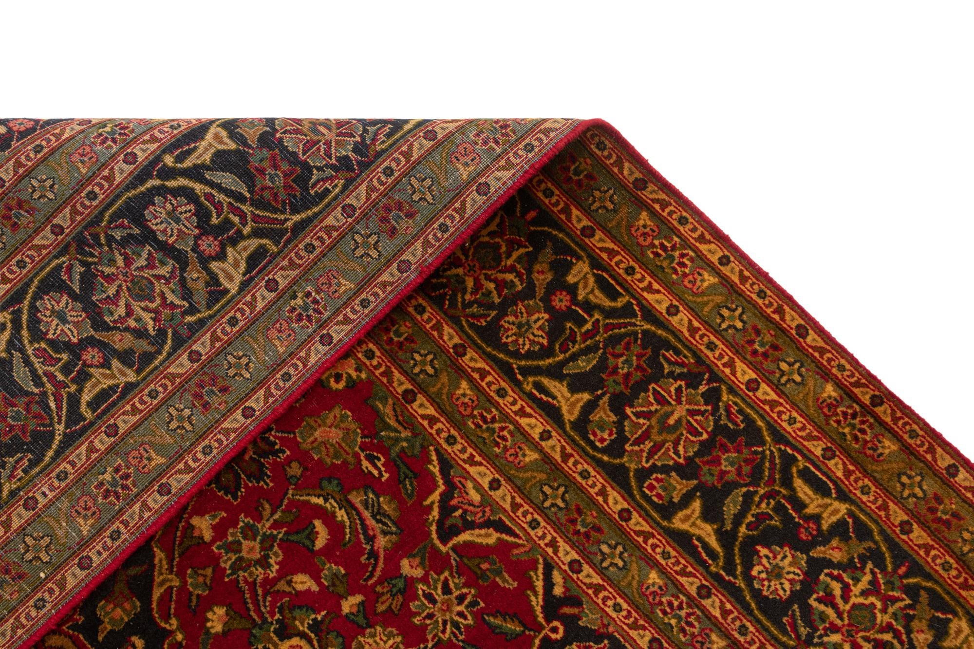 6' 7 x 9' 6 Tabriz Wool Rug