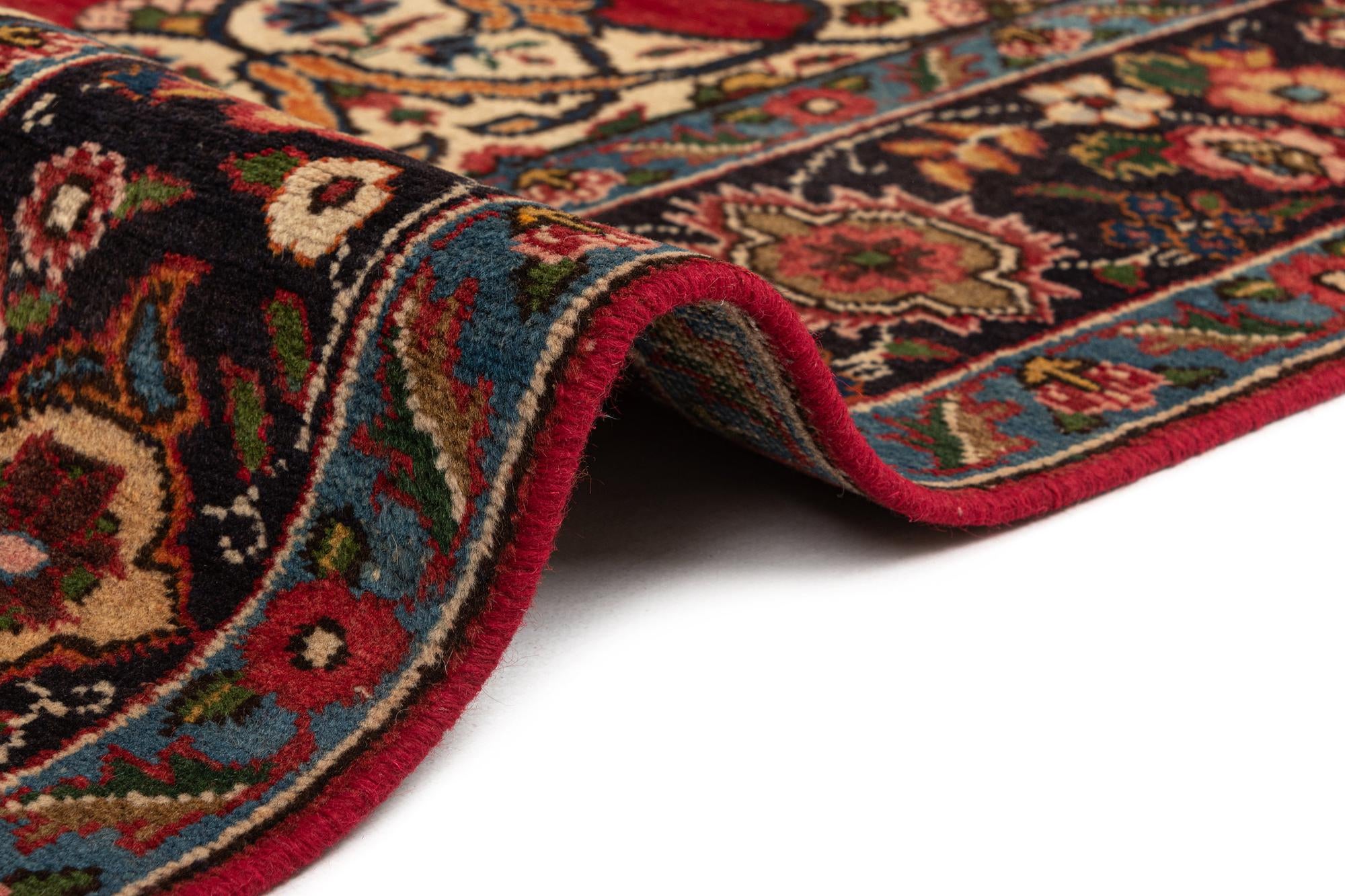 6' 2 x 8' 11 Tabriz Wool Rug
