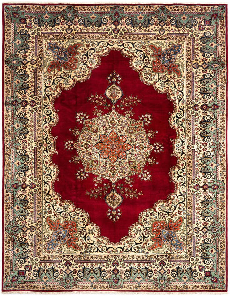 Detail image of 8' 1 x 11' 1 Tabriz Wool Rug